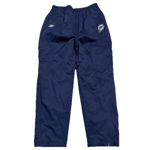 VTG Reebok NFL Team Apparel Miami Dolphins Pants Mens XL Track Embroidered Lined